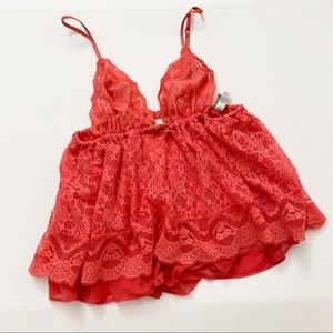 Victoria's Secret Lace Babydoll Camisole S Vintage Y2K Festival Colorful‎